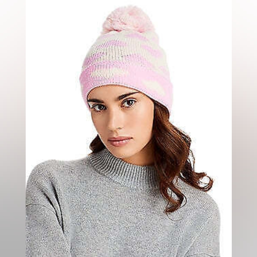 Aqua Heart Jacquard Scarf & Beanie Set - 100% Exclusive BLOOMINGDALES - $140 - Picture 2 of 8